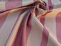 Scalamandre Grey Watkins Montes Stripe Rust Reversible Red Gold Jacquard Cotton Silk -By The Yard - MSRP USD 228/y (backed)