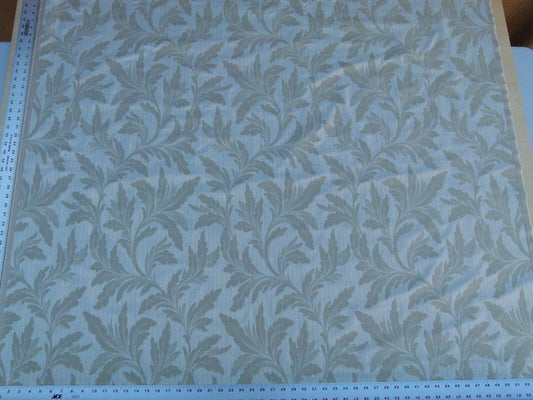 By Yard Scalamandre Cordoba Beige Foliage Damask Grey Watkins MSRP USD 176/Y (reversible)