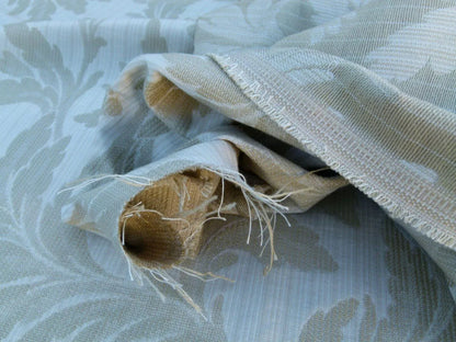 By Yard Scalamandre Cordoba Beige Foliage Damask Grey Watkins MSRP USD 176/Y (reversible)