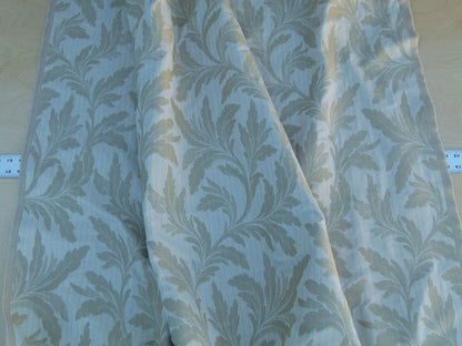 By Yard Scalamandre Cordoba Beige Foliage Damask Grey Watkins MSRP USD 176/Y (reversible)
