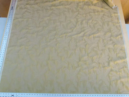 Scalamandre Grey Watkins Cordoba Old Gold Chenille Woven Foliage Acanthus Cotton MSRP USD 176/Y - by The Yard