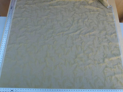 By Yard Scalamandre Cordoba Old Gold Chenille Woven Foliage Acanthus MSRP USD 176/Y  Grey Watkins