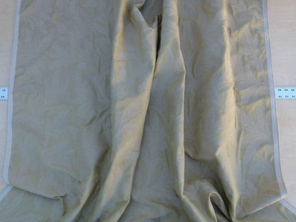By Yard Scalamandre Cordoba Old Gold Chenille Woven Foliage Acanthus MSRP USD 176/Y  Grey Watkins
