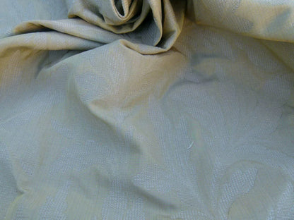 By Yard Scalamandre Cordoba Old Gold Chenille Woven Foliage Acanthus MSRP USD 176/Y  Grey Watkins