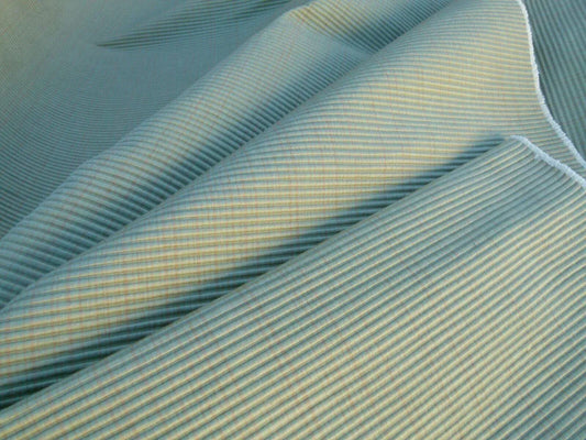 By Yard Scalamandre Oakley Tan Striae On Sage Old World Weavers MSRP USD 264/Y