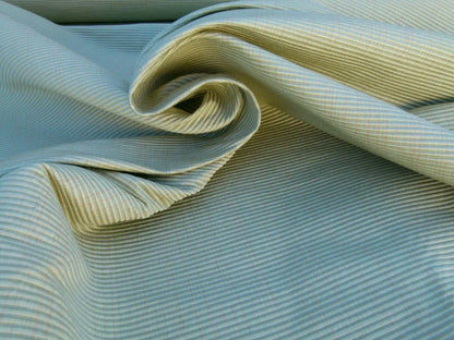 By Yard Scalamandre Oakley Tan Striae On Sage Old World Weavers MSRP USD 264/Y