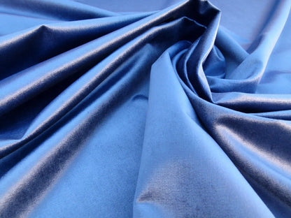 By Yard Scalamandre Constantin Velvet Outremer Blue Old World Weavers Shimmering Heavy MSRP USD 398/Y