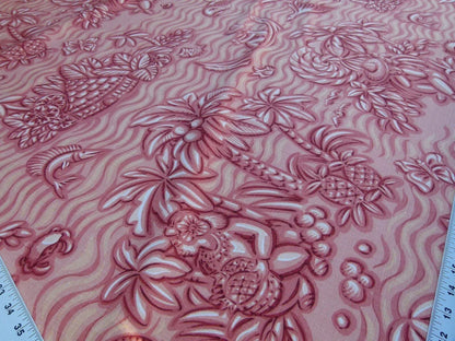 1.625y Scalamandre Sweet Leilani Rose Grey Watkins MSRP USD 96/Y