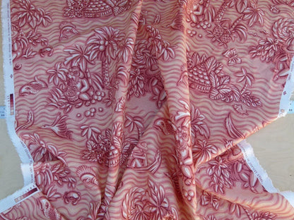 1.625y Scalamandre Sweet Leilani Rose Grey Watkins MSRP USD 96/Y