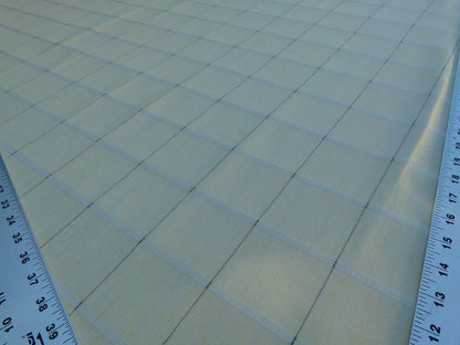 Scalamandre Jackson Square Cream Watkins Silk Linen Plaid MSRP USD 112/Y