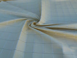 Scalamandre Jackson Square Cream Watkins Silk Linen Plaid MSRP USD 112/Y