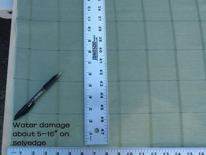 Scalamandre Jackson Square Pine Green Watkins Silk Linen Plaid MSRP USD 112/Y 41"wide