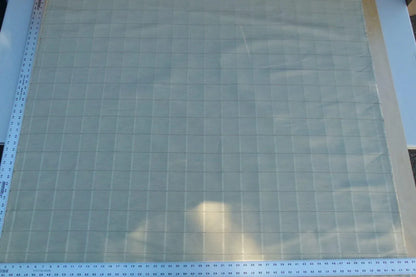 Scalamandre Jackson Square Taupe Beige Watkins Silk Linen Plaid MSRP USD 112/Y