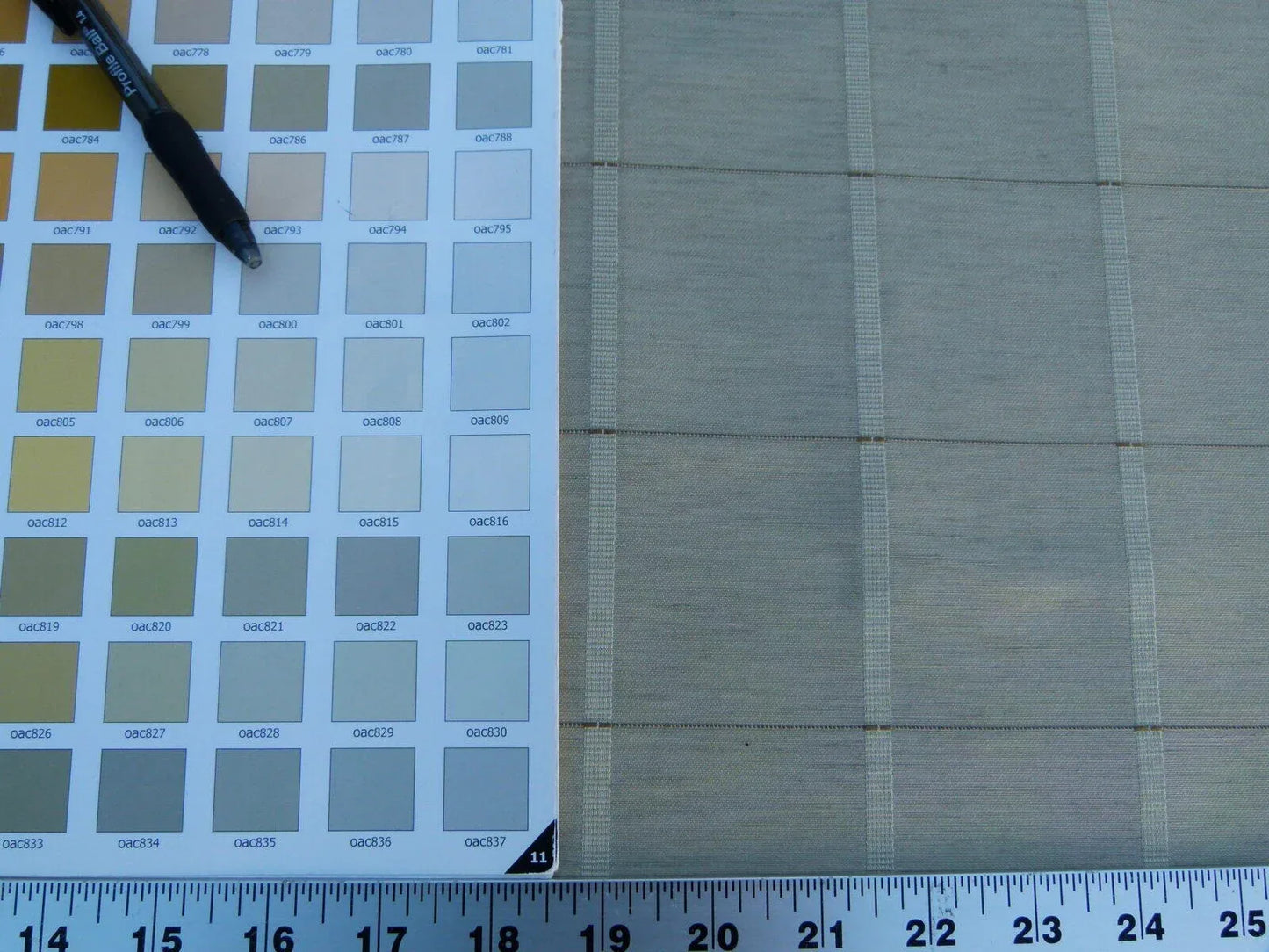 Scalamandre Jackson Square Taupe Beige Watkins Silk Linen Plaid MSRP USD 112/Y