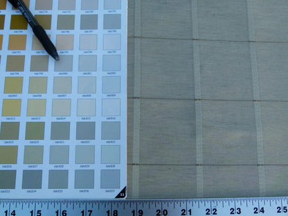 Scalamandre Jackson Square Taupe Beige Watkins Silk Linen Plaid MSRP USD 112/Y