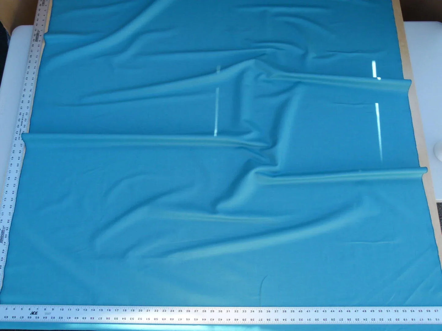 Scalamandre Gloss Turchese Green Blue Aqua Cotton Linen Blend MSRP USD 90/Y Old World Weavers