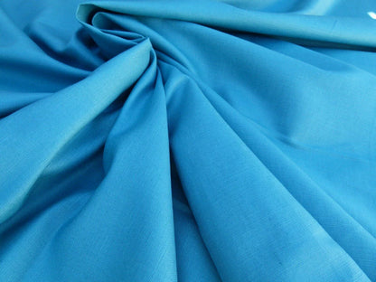 Scalamandre Gloss Turchese Green Blue Aqua Cotton Linen Blend MSRP USD 90/Y Old World Weavers