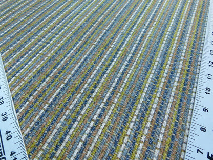 Scalamandre Cashiers Blue Mini Texture Rayon Cotton Thick! Old World Weavers MSRP USD 136/Y