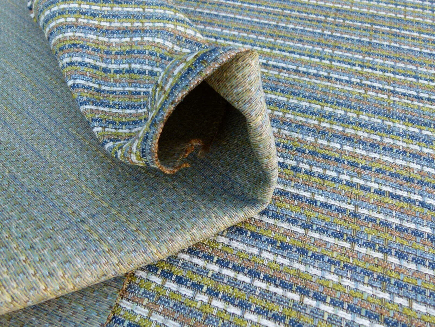 Scalamandre Cashiers Blue Mini Texture Rayon Cotton Thick! Old World Weavers MSRP USD 136/Y