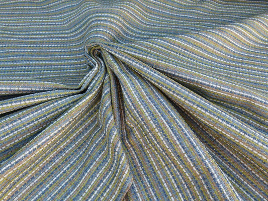 Scalamandre Cashiers Blue Mini Texture Rayon Cotton Thick! Old World Weavers MSRP USD 136/Y