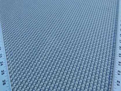 1.3Y Scalamandre Maia Grey Watkins Pewter Silver Blue Chenille MSRP USD 178/yard (Defects)