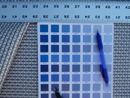 1.3Y Scalamandre Maia Grey Watkins Pewter Silver Blue Chenille MSRP USD 178/yard (Defects)