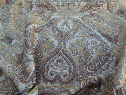 Scalamandre Bolivar Brown Latin American Archeology Grey Watkins Brown Gold MSRP USD 252/Y