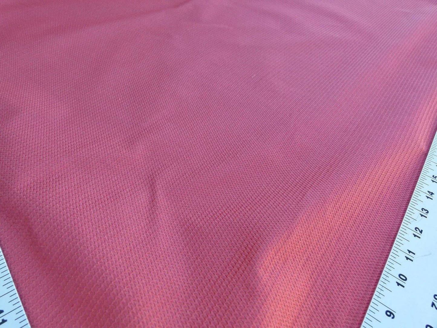by yard Scalamandre Pickfair Coral Pink Red Honeycomb 100% Cotton MSRP USD 280/Y