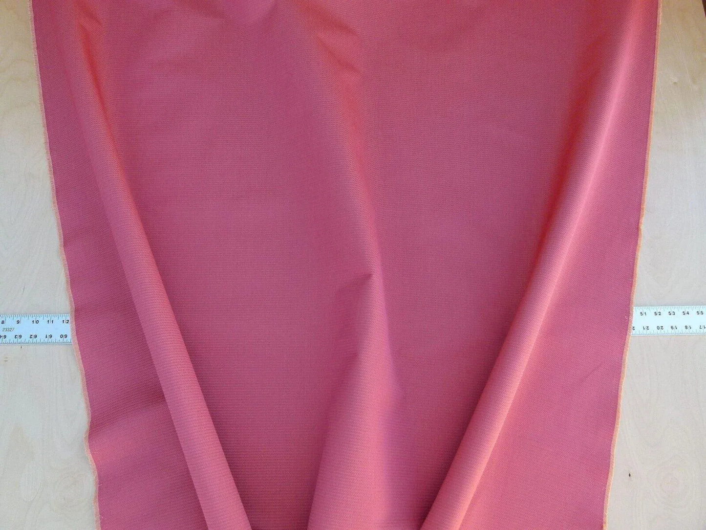 by yard Scalamandre Pickfair Coral Pink Red Honeycomb 100% Cotton MSRP USD 280/Y