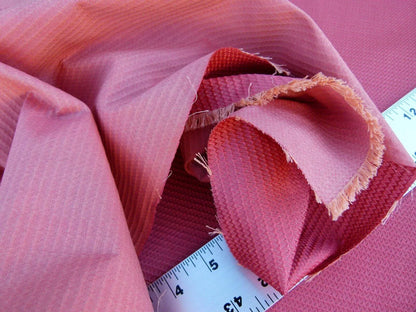 by yard Scalamandre Pickfair Coral Pink Red Honeycomb 100% Cotton MSRP USD 280/Y