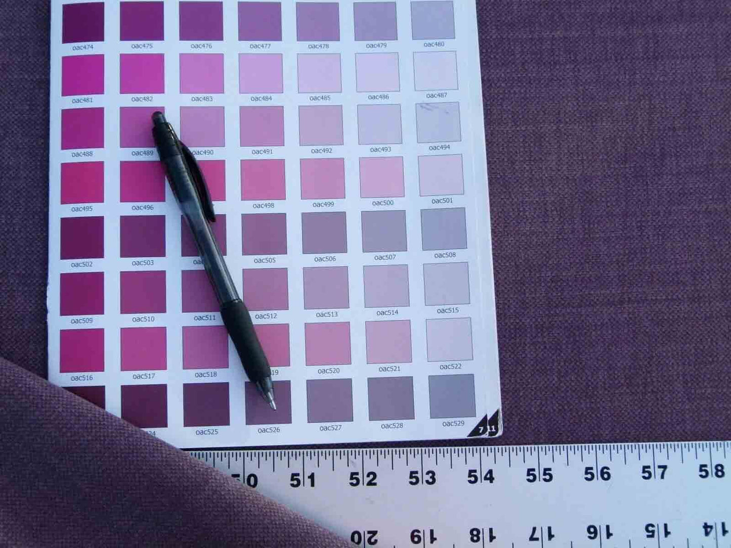 Scalamandre Caleido  Viola Melanzana Purple Aubergine Eggplant Cotton Linen  Old World Weavers Heavy MSRP USD 120/y