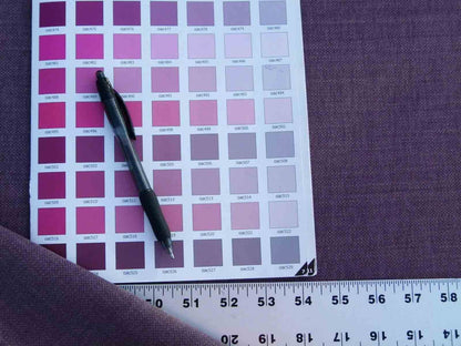 Scalamandre Caleido  Viola Melanzana Purple Aubergine Eggplant Cotton Linen  Old World Weavers Heavy MSRP USD 120/y