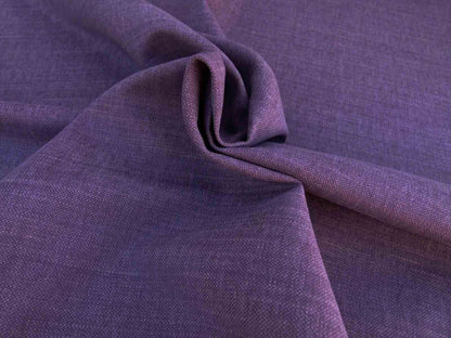 Scalamandre Caleido  Viola Melanzana Purple Aubergine Eggplant Cotton Linen  Old World Weavers Heavy MSRP USD 120/y
