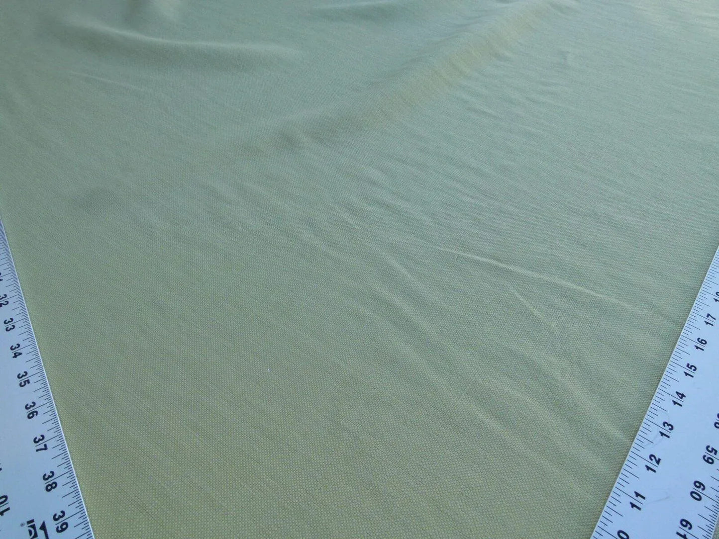 Scalamandre Isi Verdegiallo Chiaro Light Green 100% Linen MSRP USD 138/yd Old World Weavers