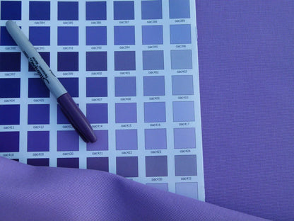 Scalamandre Cannes Viola Chiaro Purple Lavender Blue 100% Cotton Italy MSRP USD 120/Y