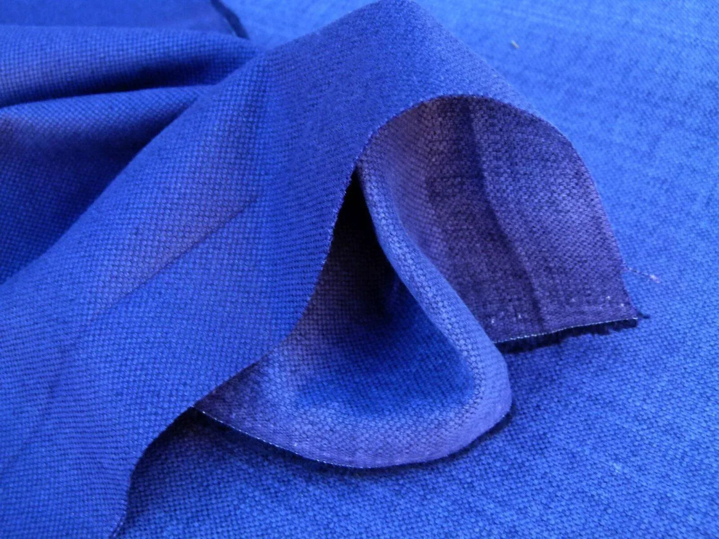 Scalamandre Caleido Viola Profondo Deep Purple Cotton Linen  Old World Weavers Heavy MSRP USD 120/y