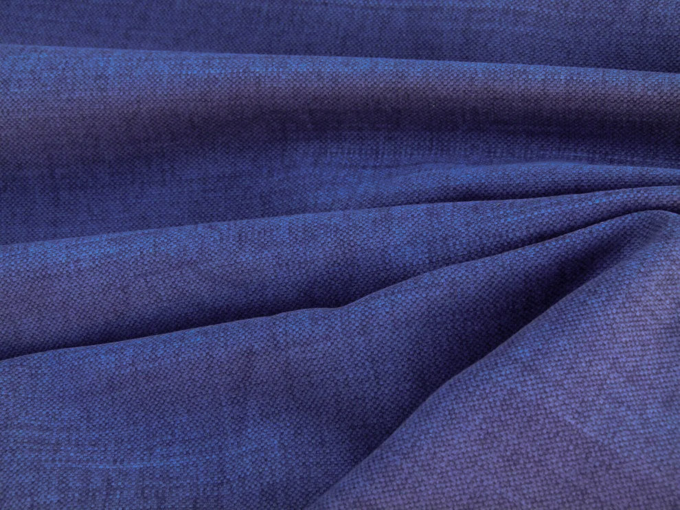 Scalamandre Caleido Viola Profondo Deep Purple Cotton Linen  Old World Weavers Heavy MSRP USD 120/y