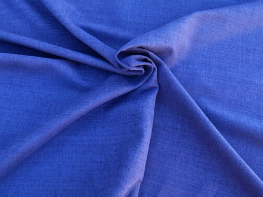 Scalamandre Caleido Viola Profondo Deep Purple Cotton Linen  Old World Weavers Heavy MSRP USD 120/y