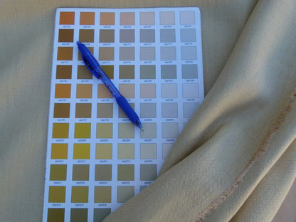 Scalamandre Isi Giallo Paglierino Straw Yellow 100% Linen MSRP USD 138/yd Old World Weavers