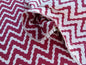 Scalamandre Chantico Chevron Lattice Red White Linen Cotton Woven  Old World Weavers Chevron MSRP USD 198/Y