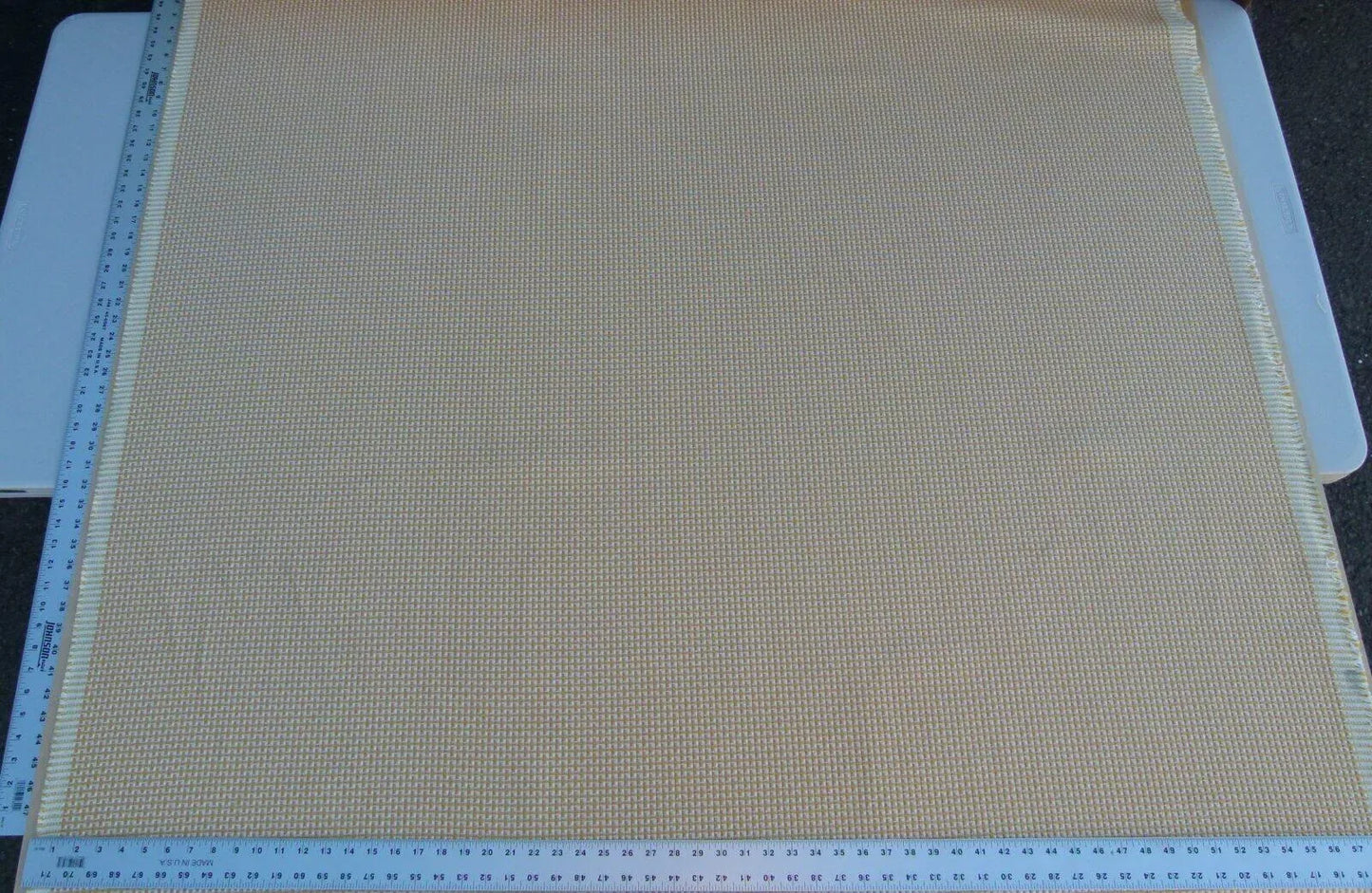 Scalamandre Maia Grey Watkins Apricot Orange Gold Cream Chenille MSRP USD 178/yard