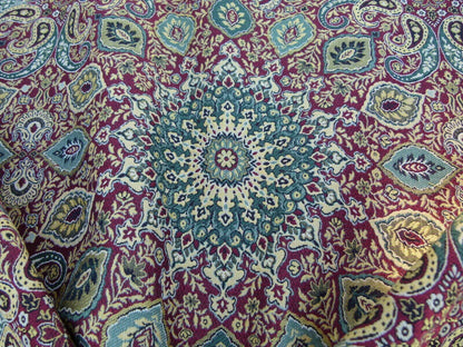 Scalamandre Bessarabia Grey Watkins Spice Red Gold Arabic Brocade Old World Weavers MSRP USD 264/Y