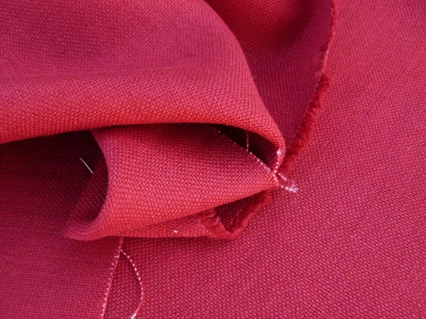 Scalamandre Isi Bordeaux  Red 100% Linen MSRP USD 138/yd Old World Weavers