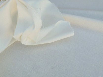 1 yard Scalamandre Old World Weavers  Print Cloth Oyster White  Linen Cotton MSRP USD 79/Y