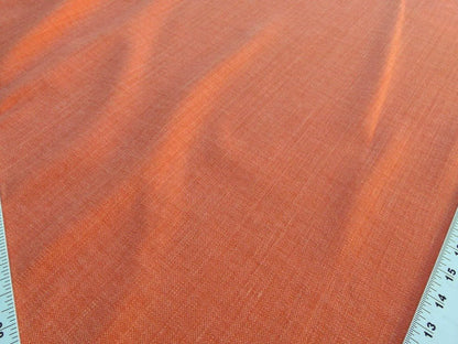 Scalamandre Caleido Arancio Orange Cotton Linen  Old World Weavers Heavy MSRP USD 120/y