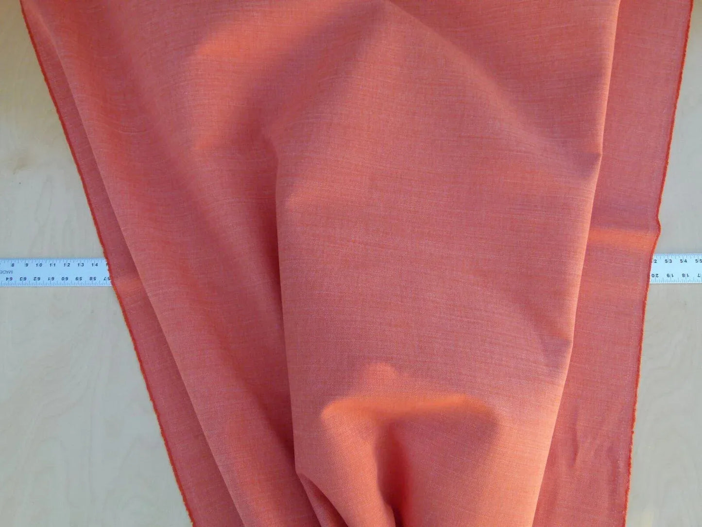 Scalamandre Caleido Arancio Red Pink Orange Cotton Linen  Old World Weavers Heavy MSRP USD 120/y