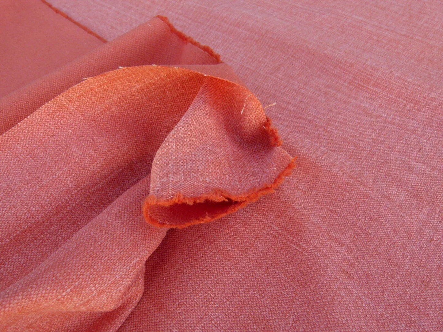 Scalamandre Caleido Arancio Red Pink Orange Cotton Linen  Old World Weavers Heavy MSRP USD 120/y