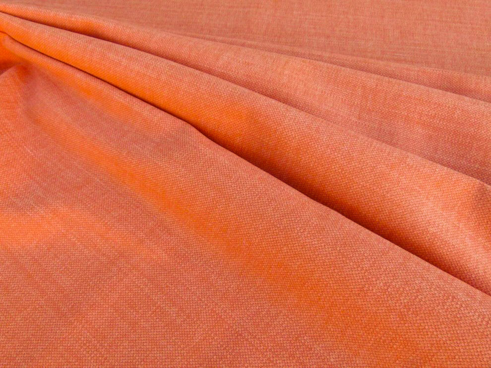 Scalamandre Caleido Arancio Orange Cotton Linen  Old World Weavers Heavy MSRP USD 120/y