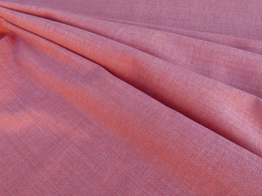 Scalamandre Caleido Arancio Red Pink Orange Cotton Linen  Old World Weavers Heavy MSRP USD 120/y