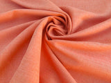 Scalamandre Caleido Arancio Orange Cotton Linen  Old World Weavers Heavy MSRP USD 120/y